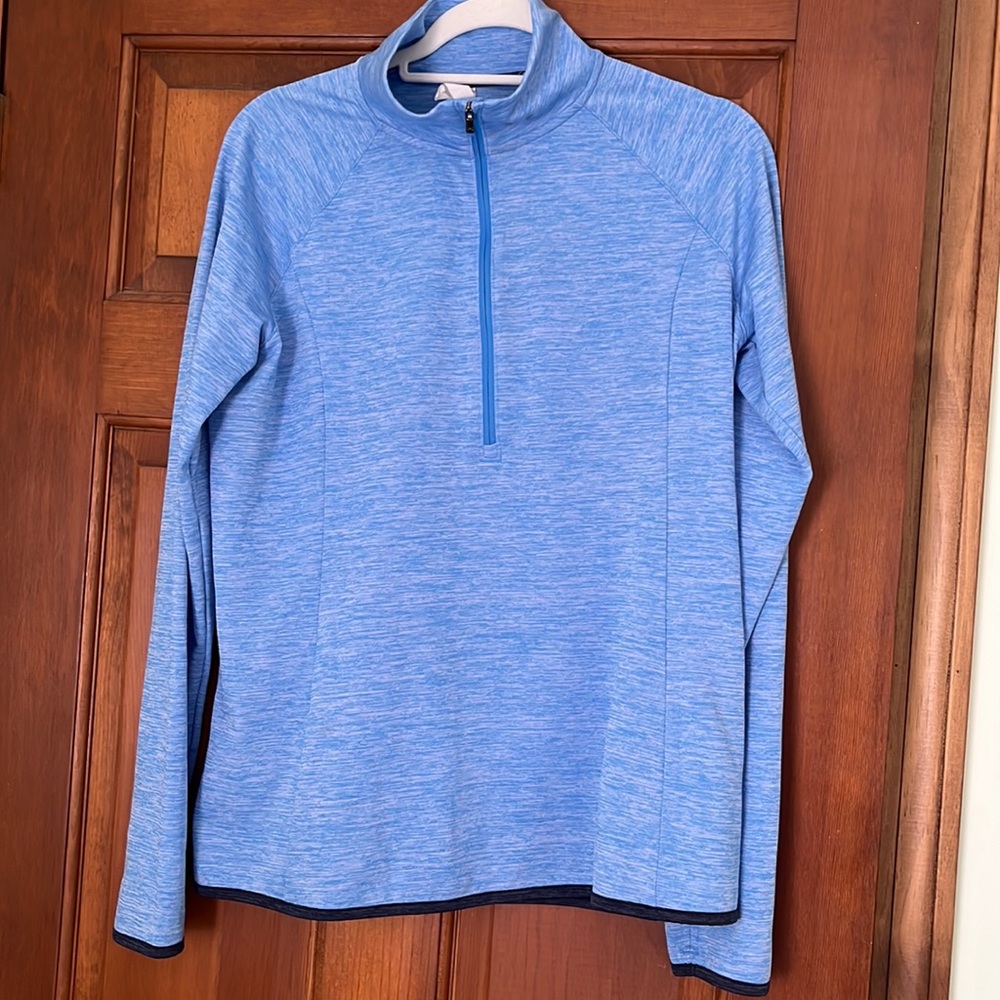 Under Armour Light Blue Heather Lightweight Running Pullover